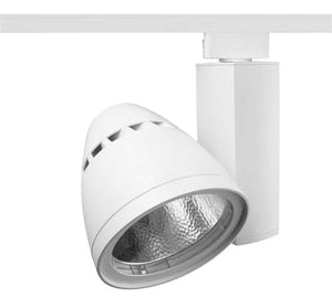 Juno Track Lighting T267L 30K 80CRI OFF SP WH Conix II 64W Non Dimmable 80 CRI LED Track Fixture 3000K, Spot, White Finish