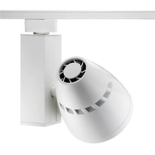 Juno Track Lighting T267L-35K-N-WH Conix II 64W Non Dimmable 80 CRI LED Track Fixture 3500K, Narrow Flood, White Finish