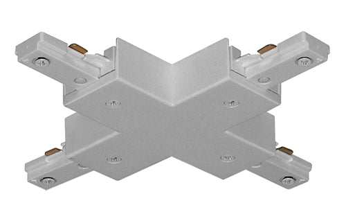 Juno Track Lighting T26SL (T26 SL) 1-Circuit Trac Master X Connector, Silver Color