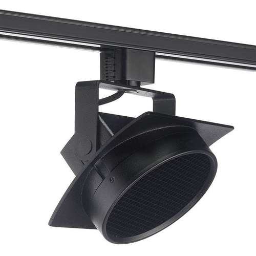 Juno Track Lighting T271L 30K ES PDIM SP BL THCL1BL Arc 13W Dimmable LED Track Fixture 3000K, Enhanced Spectrum, Spot, Hexcell Louver, Black Finish