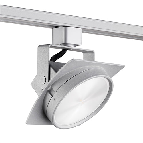 Juno Track Lighting T271L 30K 90CRI PDIM FL SL THCL1SL Arc 13W Dimmable LED Track Fixture 3000K, 92 CRI, Flood, Hexcell Louver, Silver Finish