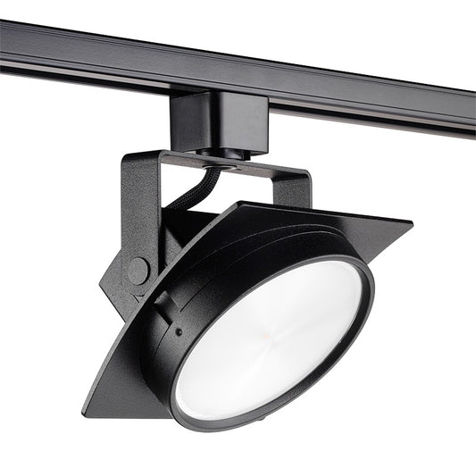 Juno Track Lighting T271L 35K ES PDIM FL BL Arc 13W Dimmable LED Track Fixture 3500K, Flood, Black Finish