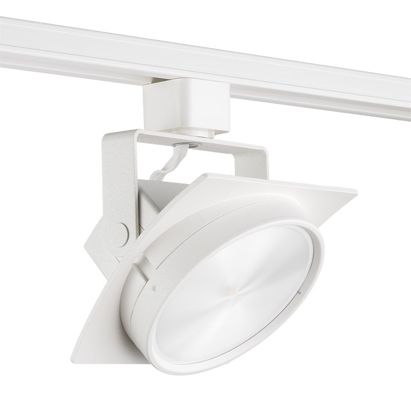 Juno Track Lighting T271L 30K 80CRI PDIM FL WH THCL1WH Arc 13W Dimmable LED Track Fixture 3000K, 85 CRI, Flood, Hexcell Louver, White Finish