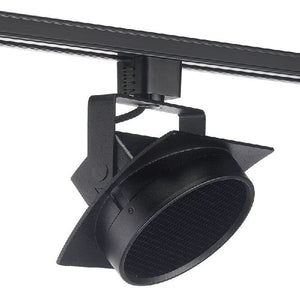 Juno T271L G2 27K 80CRI PDIM NFL BL THCL1BL Track Lighting Arc 9W Dimmable LED Track Fixture, 2700K, 80 CRI, Narrow Flood, Installed Louver, Black Finish
