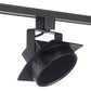 Juno Track Lighting T271L3KFHCLBL Arc 13W Dimmable LED Track Fixture 3000K, 85 CRI, Flood, Hexcell Louver, Black Finish