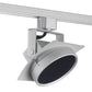 Juno Track Lighting T271L4KFHCLSL Arc 13W Dimmable LED Track Fixture 4000K, 85 CRI, Flood, Hexcell Louver, Silver Finish