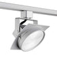 Juno Track Lighting T272L 27K 80CRI PDIM SP SL Avant Garde Arc L 15W Dimmable LED Track Fixture, 85 CRI, 2700K, Spot, Silver Finish