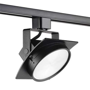 Juno Track Lighting T272L 40K 80CRI PDIM FL BL Avant Garde Arc L 15W Dimmable LED Track Fixture, 85 CRI, 4000K, Flood, Black Finish