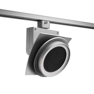 Juno Track Lighting T275L 30K 80CRI PDIM SP SL THCL2SL Trac Master Arc XL 26W LED, 2700K Color Temperature, 80 CRI, Spot, Hexcell Louver, Silver Finish