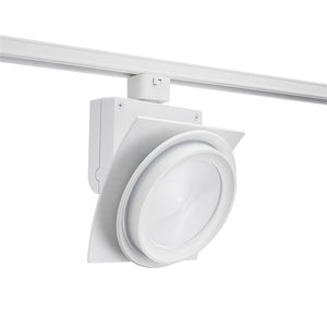 Juno Track Lighting T275L35KNWH Trac Master Arc XL 26W LED, 3500K Color Temperature, 80 CRI, Narrow Flood, No Louver, White Finish