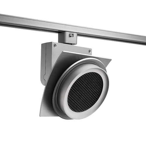 Juno Track Lighting T275L3KSHCLSL Trac Master Arc XL 26W LED, 2700K Color Temperature, 80 CRI, Spot, Hexcell Louver, Silver Finish