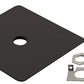 Juno Track Lighting T27BL (T27 BL) Outlet Box Cover, Black Color