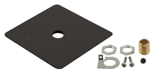 Juno Track Lighting T27BL (T27 BL) Outlet Box Cover, Black Color