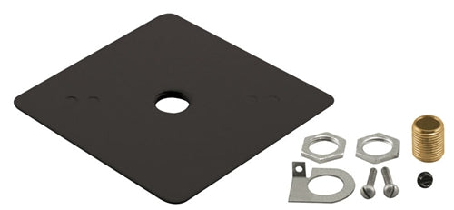 Juno Track Lighting T27BL (T27 BL) Outlet Box Cover, Black Color