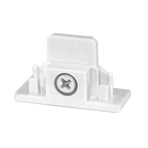 Juno Track Lighting T28WH (T28 WH) 1 Circuit Trac Master Track Dead End, White Color