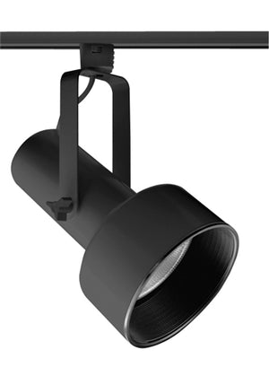 Juno Track Lighting T307B-BL (T307 BLB BL) Step Cylinder - Line Voltage 120W BR40/150W PAR38, Black Baffle, Black Color