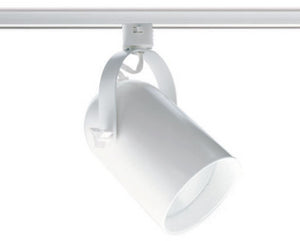 Juno Track Lighting T327W-WH (T327 WHB WH) Round Back Cylinder - Line Voltage 75W BR30/PAR30, White Baffle, White Color