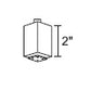 Juno Track Lighting T33WH (T33 WH) Trac Master Outlet Adapter White Color
