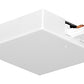 Juno Track Lighting T36WH (T36 WH) 1-Circuit Trac Master T-Bar End Feed, White Color
