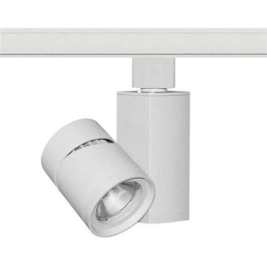 Juno Track Lighting T381L 27K 80CRI PDIM WFL WH 13W Vertical Cylinder LED, 2700K Color Temperature, 80 CRI, Wide Flood Beam Spread, White Finish