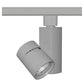 Juno Track Lighting T382L-G2-27SSL 19W Vertical Cylinder LED, 2700K Color Temperature, 80 CRI, Spot Beam Spread, Silver Finish