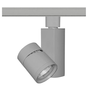 Juno Track Lighting T382L-G2-4HCWSL 19W Vertical Cylinder LED, 4000K Color Temperature, 90 CRI, Wide Flood Beam Spread, Silver Finish