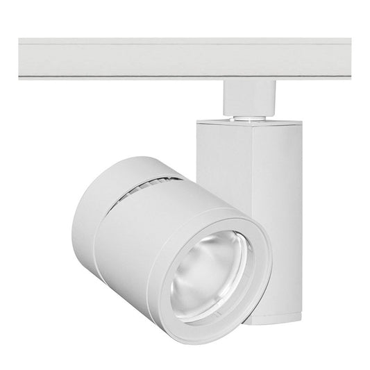 Juno Track Lighting T383L HTYPE 27K 90CRI PDIM NFL BL 24W Vertical Cylinder LED, 2700K Color Temperature, 90 CRI, Narrow Flood Beam Spread, Black Finish