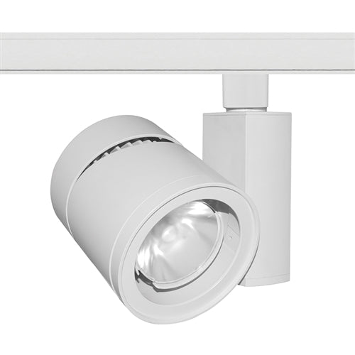 Juno Track Lighting T385L-27HCWWH 39W Vertical Cylinder LED, 2700K Color Temperature, 90 CRI, Wide Flood Beam Spread, White Finish