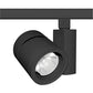 Juno Track Lighting T387L-27SBL 48W Vertical Cylinder LED, 2700K Color Temperature, 80 CRI, Spot Beam Spread, Black Finish