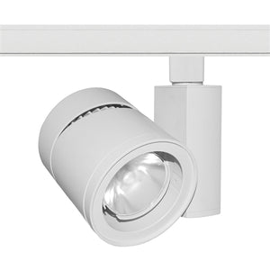 Juno Track Lighting T387L-27SWH 48W Vertical Cylinder LED, 2700K Color Temperature, 80 CRI, Spot Beam Spread, White Finish