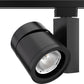 Juno Track Lighting T388L 35K SPW PDIM WFL BL 55W Vertical Cylinder LED, 3500K Color Temperature, Spectral White, Phase Dimmable, Wide Flood Beam Spread, Black Finish