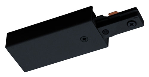 Juno Track Lighting T38BL (T38 BL) 1-Circuit Trac Master End Feed Connector, Black Color