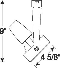 Juno Track Lighting T403WH (T403 WH) Pro Gimbal Ring - Line Voltage 75W PAR30, White Color