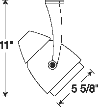 Juno Track Lighting T410SL Conix - Low Voltage 50W PAR36, Silver Color