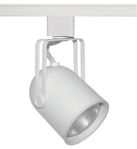 Juno Track Lighting T420W-WH (T420 WHB WH) Mini PAR Round Back - Line Voltage 60W PAR16, White Baffle, White Color