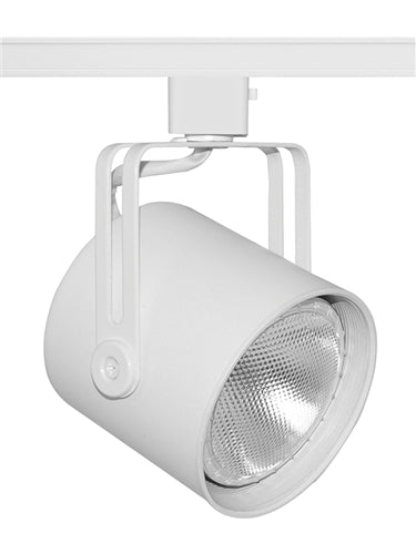 Juno Track Lighting T425W-WH (T425 WHB WH) Mini PAR Flat Back - Line Voltage 75W PAR30, White Baffle, White Color