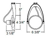 Juno Track Lighting T484SL Wishbone - Low Voltage 50W PAR36, Silver Color