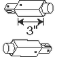 Juno Track Lighting T49BL (T49 BL) 1-Circuit Trac Master Track Continuation Kit, Black Color