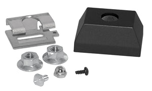 Juno Track Lighting T56BL (T56 BL) Solid Rod Pendant Mounting Kit, Black Color