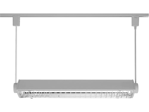Juno Track Lighting T5C22SL (T5C 2FT SL) T5HO Suspended Cable Mount 2-Lamp Fluorescent Wall Washer 24W, Silver Color