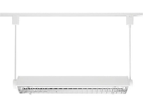 Juno Track Lighting T5C22WH (T5C 2FT WH) T5HO Suspended Cable Mount 2-Lamp Fluorescent Wall Washer 24W, White Color