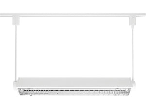Juno Track Lighting T5C22WH (T5C 2FT WH) T5HO Suspended Cable Mount 2-Lamp Fluorescent Wall Washer 24W, White Color