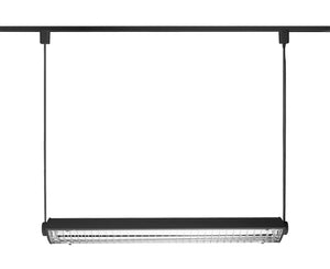Juno Track Lighting T5C32BL (T5C 3FT BL) T5HO Suspended Cable Mount 2-Lamp Fluorescent Wall Washer 39W, Black Color