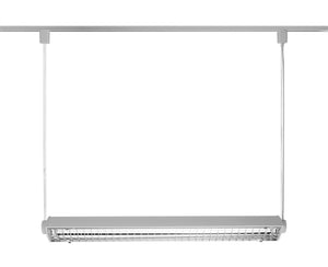 Juno Track Lighting T5C32SL (T5C 3FT SL) T5HO Suspended Cable Mount 2-Lamp Fluorescent Wall Washer 39W, Silver Color