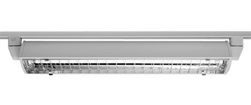 Juno Track Lighting T5T22SL (T5T 2FT SL) T5HO Close-to-Track Mount 2-Lamp Fluorescent Wall Washer 24W, Silver Color