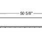 Juno Track Lighting T5T42BL (T5T 4FT BL) T5HO Close-to-Track Mount 2-Lamp Fluorescent Wall Washer 54W, Black Color