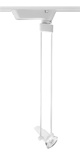 Juno Track Lighting T630-16-WH (T630 16IN WH) Trapezia - Low Voltage 50W MR16 with 16" drop extension, White Color