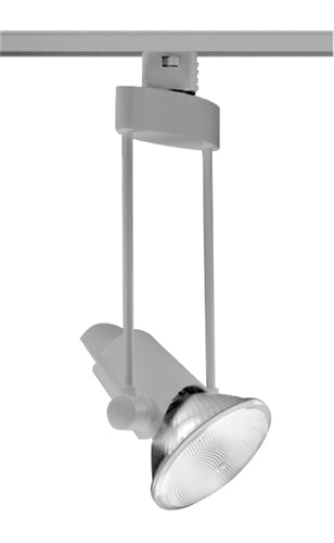 Juno Track Lighting T635-9-SL (T635 9IN SL) Trapezia - Line Voltage 75W PAR30 with 9" drop extension, Silver Color