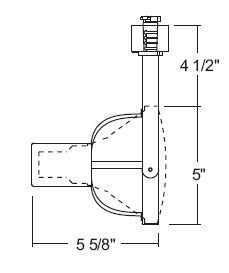Juno Track Lighting T690SL (T690 SL) Open Back Gimbal - Line Voltage 250W PAR38, Silver Color