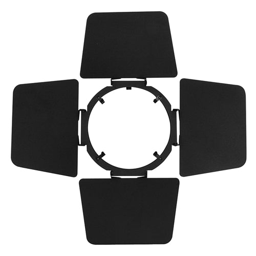 Juno Track Lighting T71BL (T71BL 375) 3-3/4" Diameter Barn Doors Black Color